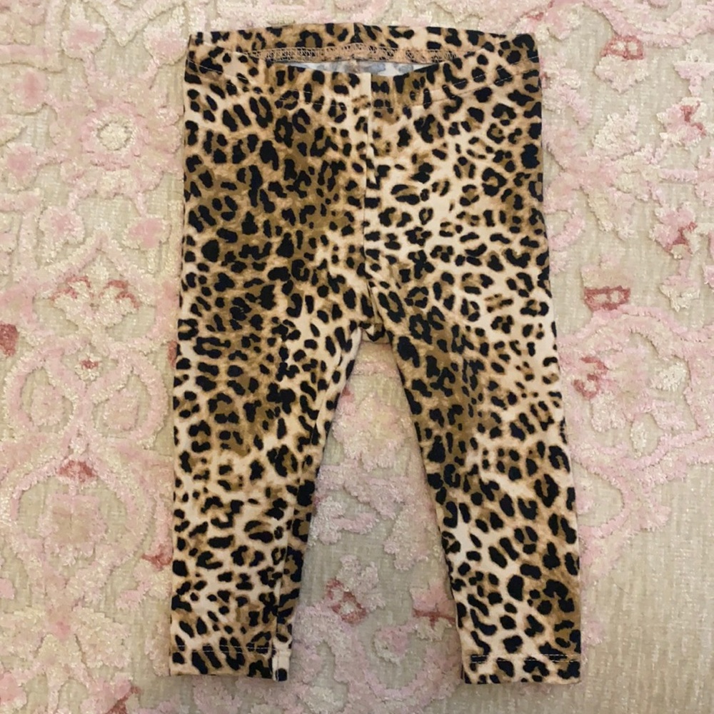 Janie and Jack Leopard Print Pants